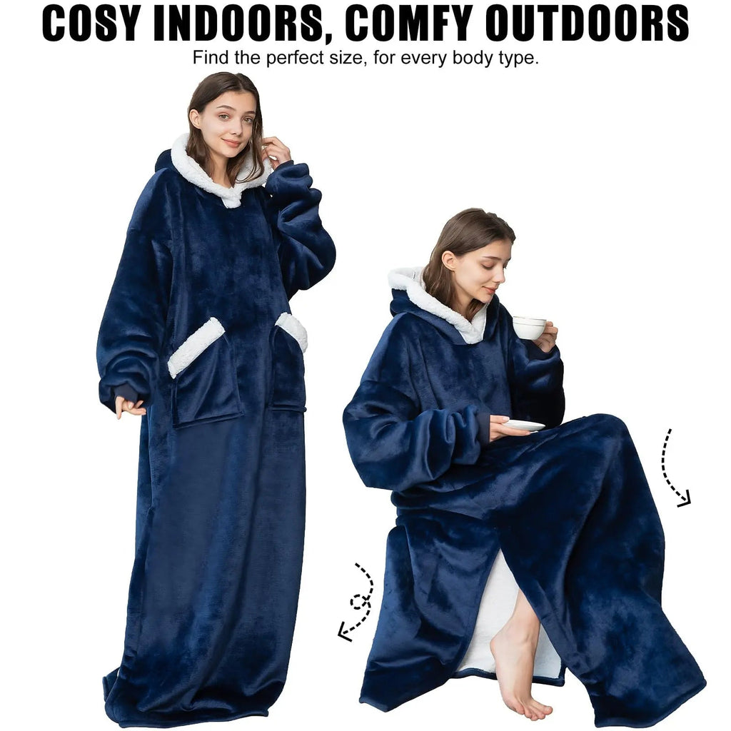 Slumblr® Cozy Giant Hoodie Blanket
