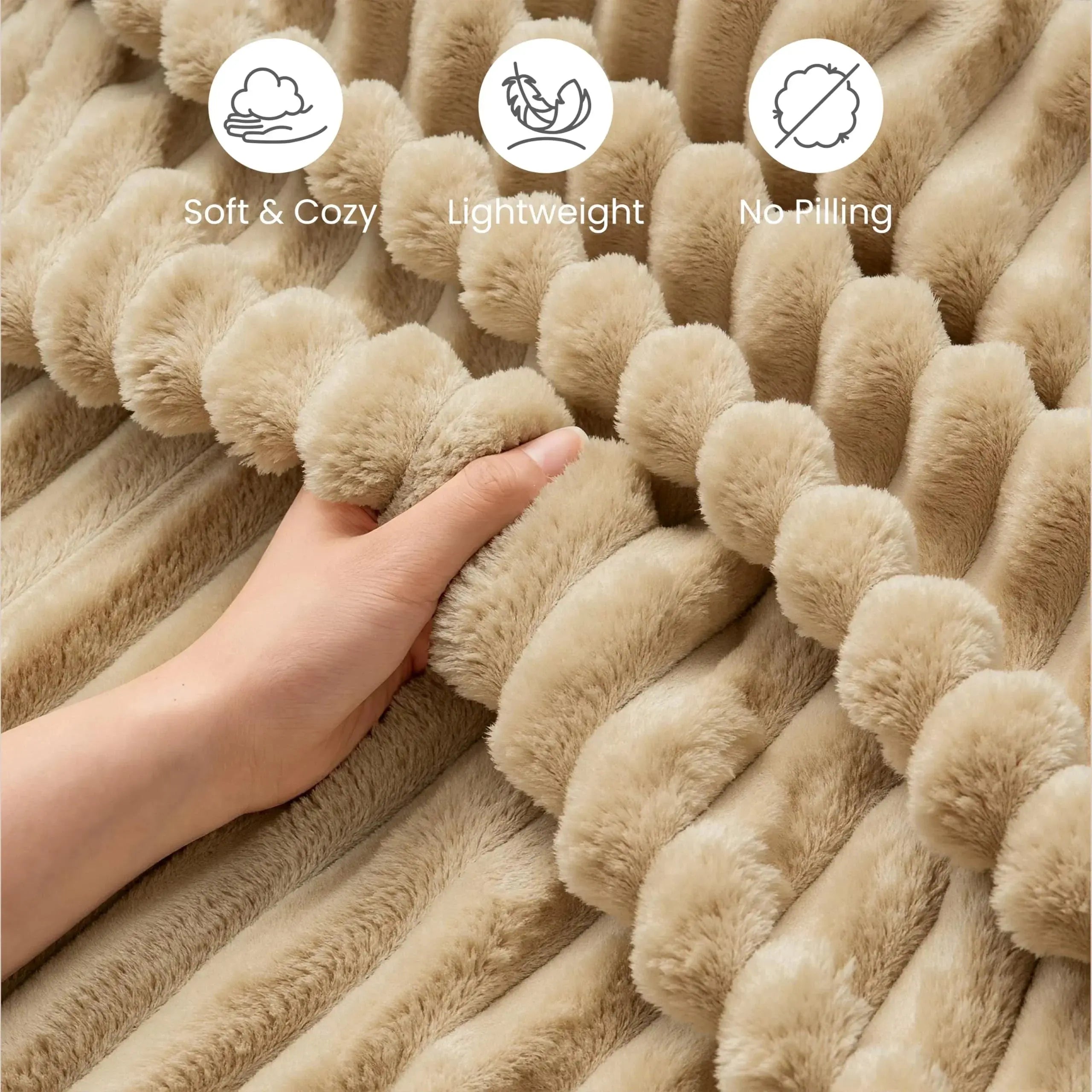 Slumblr® Faux Rabbit Fur Throw Blanket