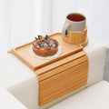 Slumblr® Bamboo Couch Cup Holder Tray