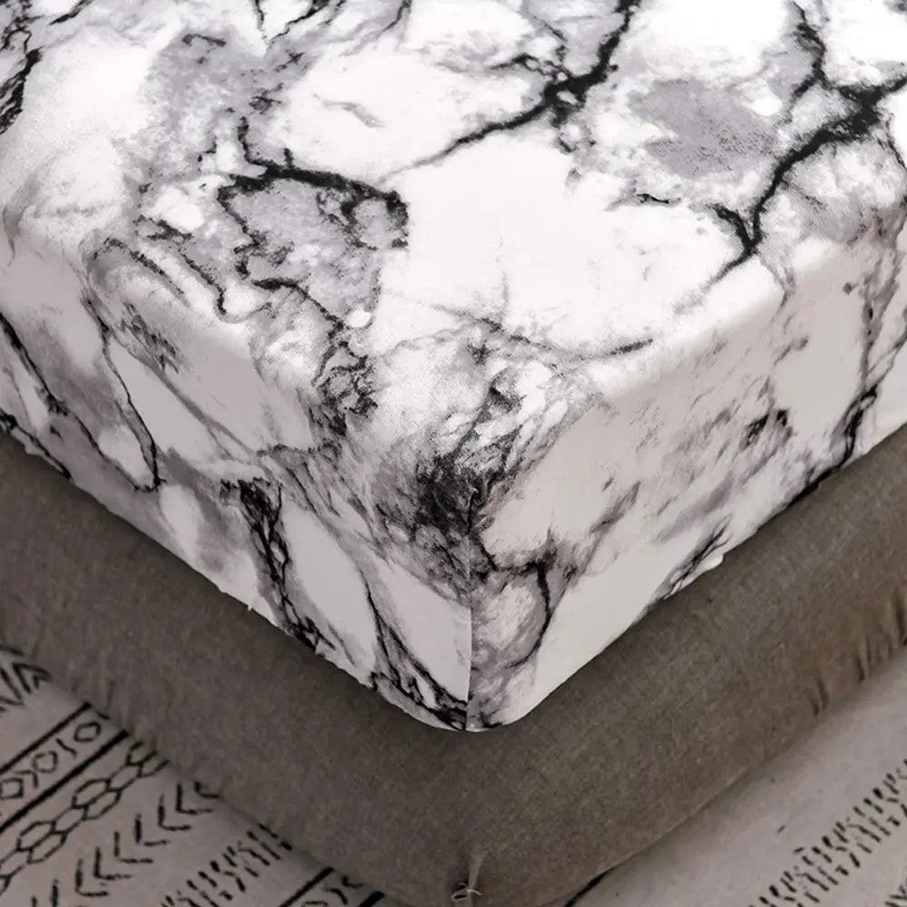 Slumblr® Marble Print Fitted Sheet