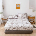 Slumblr® Marble Print Fitted Sheet